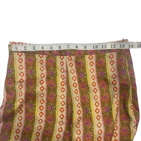 Sandro Printed Twill Straight-Leg Pants Wide leg Floral Design Trouser EU36 US4 - Picture 7 of 13